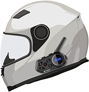 HEROBIKER Motorcycle Intercom Helmet Headset 1200M